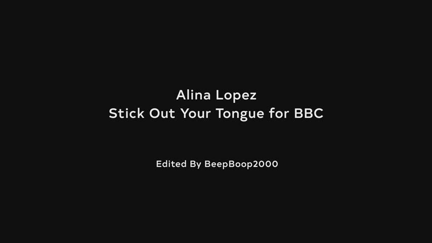 Alina Lopez - Stick out your tongue for BBC (full in comments)