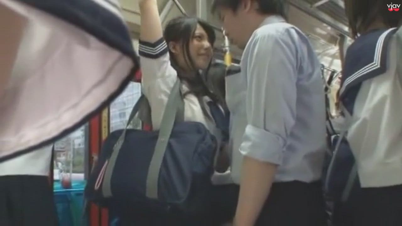 Asian Bus Censored Femdom Handjob JAV Japanese Public clip