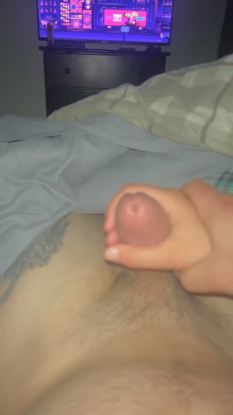 he used my hand while i was sleeping. i didnt even realize he was cumming