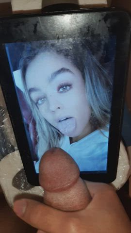Sommer ray's tongue tasting my hot load