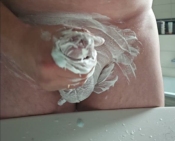 amateur bath bathroom big dick cock cute handjob homemade male masturbation masturbating