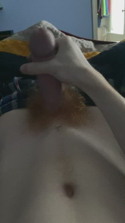 Draining my morning wood 🥵 explosive start to the day