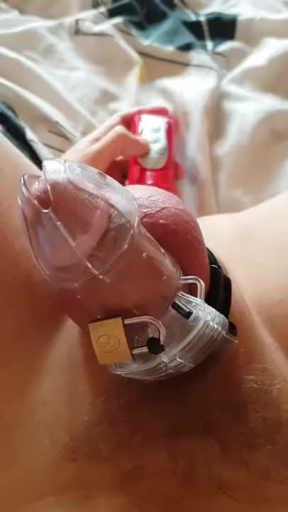 Anal Chastity Dildo NSFW clip