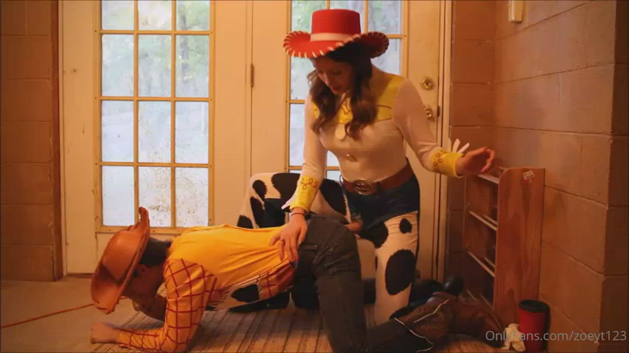 Jesse Fucks Woody Deeper- Toy Story Parody w/ Ts Zoey Taylor