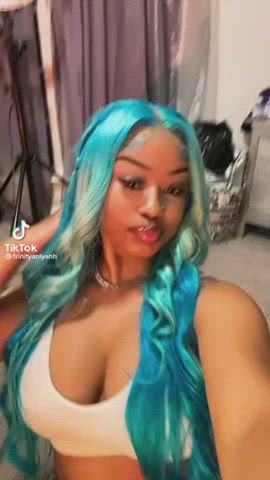 babe big tits ebony tease teen tiktok clip