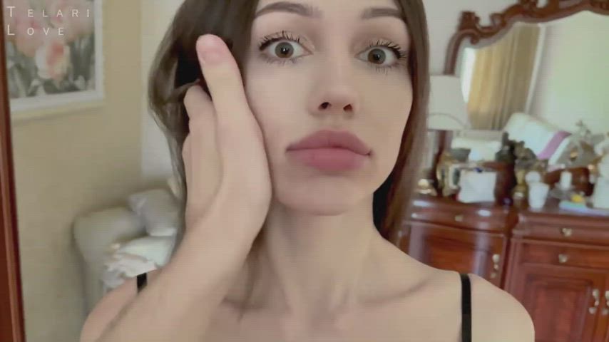 big tits blowjob brunette busty cute missionary pretty submissive teen clip
