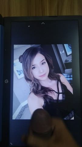 First time jacking off to Pokimane