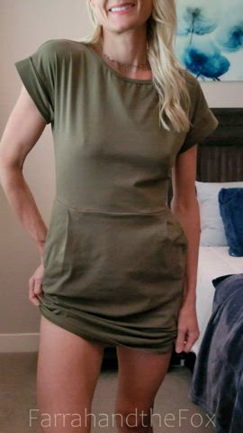 The cute MILF next door and what is under her dress (38)