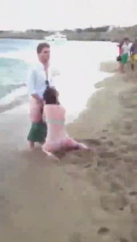 amateur beach blowjob exhibitionism exhibitionist public clip
