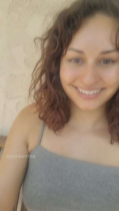 Cute Latina Neighbor OnlyFans Outdoor Smile clip