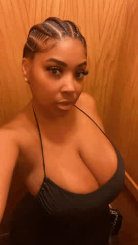 big tits boobs ebony clip