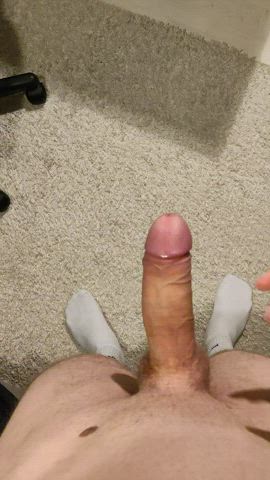 big dick cock foreskin male masturbation masturbating penis thick cock uncut clip