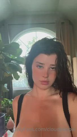 fake tits model onlyfans topless clip