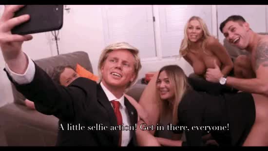 xHamster Trump Selfie with Blair Williams