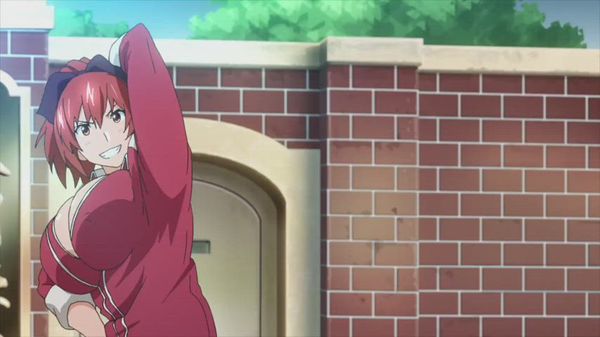 anime big tits bouncing tits clip