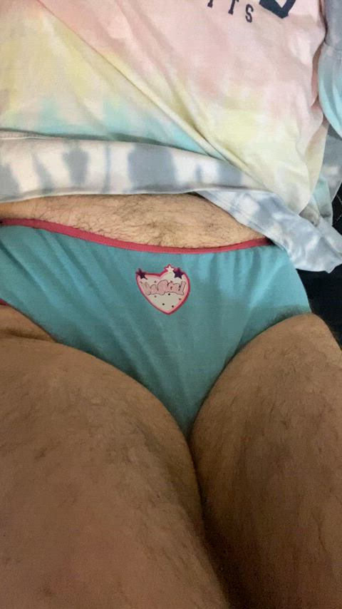 trans panties teasing hairy pussy hairy ftm wedgie fat pussy big clit trans boy clip