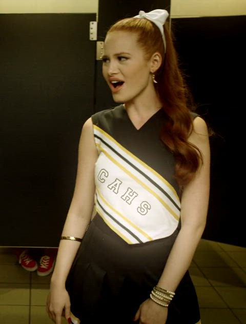 celebrity cheerleader female madelaine petsch clip