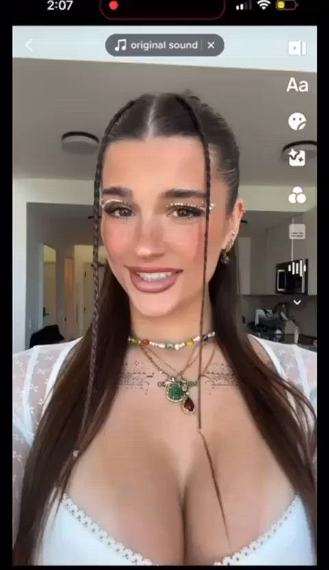 big tits busty tiktok clip