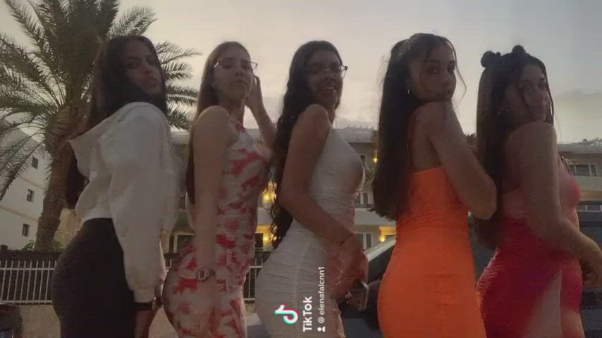 cute dancing group spanish clip