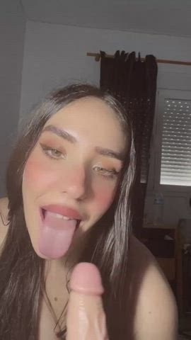 Ahegao Blowjob Dildo clip