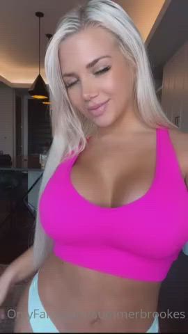 Amateur Big Tits Blonde Doggystyle Homemade OnlyFans Socks clip