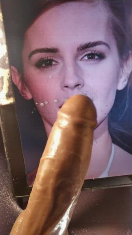 emma watson huge dildo jerk off male masturbation tribute clip