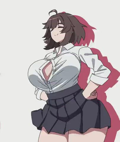 Animation Anime Cartoon Clothed Huge Tits clip