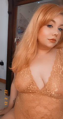 BBW Chubby Lingerie Tits clip