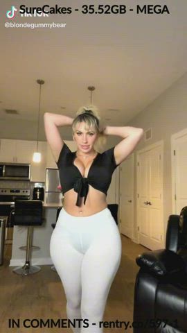 Big Ass Big Tits Blonde Cute Dildo Riding TikTok Twerking Porn GIF by professormega
