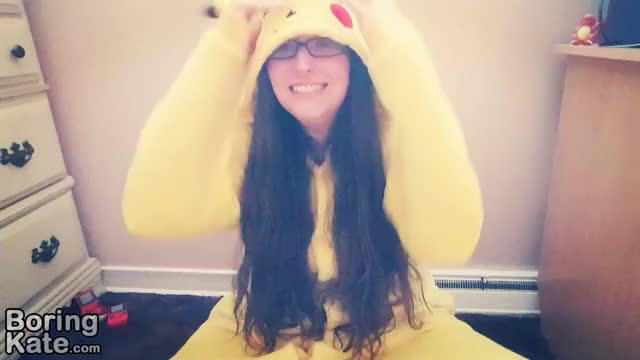 07. Fapping in a pikachu kigurumi.a