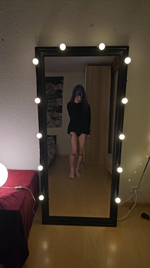 Showing you under my hoodie :3