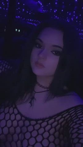 18 years old barely legal emo fishnet goth leather onlyfans stripper teen clip