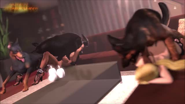 3D Princess Lisa & Shadow In Doggie Rewards - Angles 15