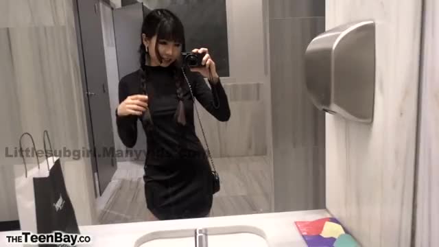 Wednesday Squirts In Busy Public Toilet