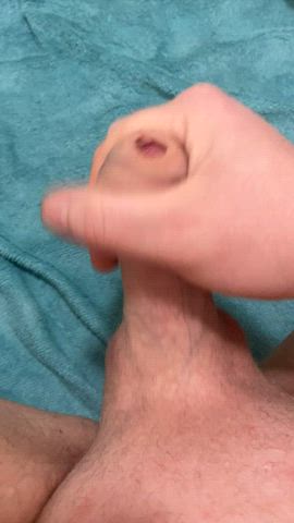 cock cum cumshot girl dick handjob masturbating small cock clip