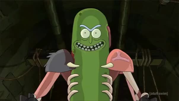 Pickle Rick comes out to play