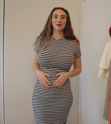 Clothed Dress Huge Tits Natural Tits Tight clip