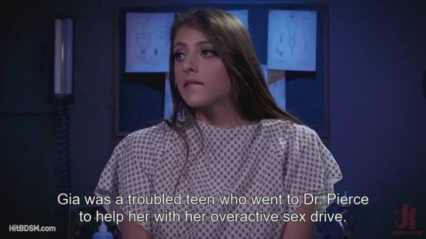 BDSM Bondage Caption Family Gagged Gia Derza Hypnosis Medical Teen clip