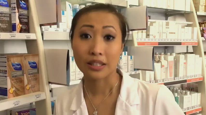 Your Asian Wife LOVES her job at the Pharmacy