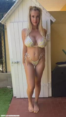 big tits blonde boobs bouncing tits compilation dancing doll tiktok clip