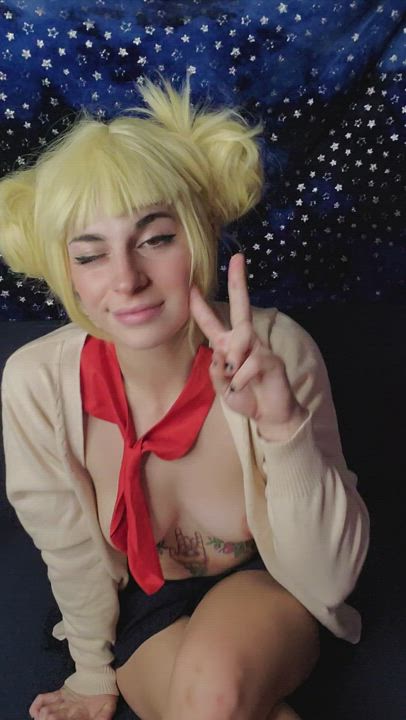 Himiko Toga by Me from My hero academia pleasuring herself for you to enjoy ☺!