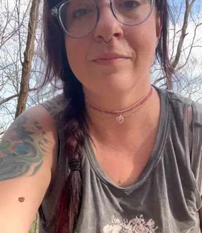 big tits boobs milf natural tits onlyfans tits girls-with-glasses hold-the-moan clip