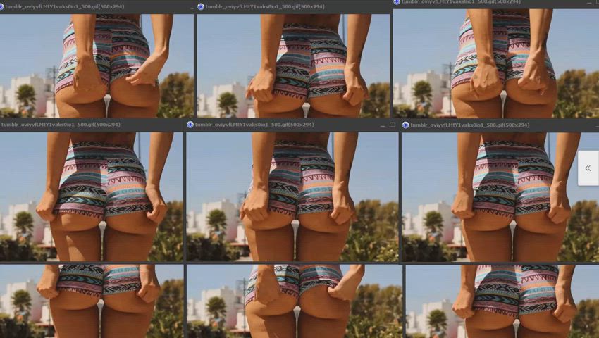 gap non-nude shorts split screen porn thigh gap bubble-butt cute-little-butts dat-gap