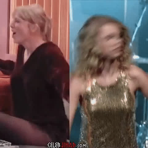 Bouncing Tits Taylor Swift Tiny Waist clip