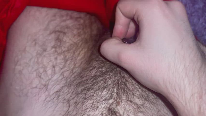 cock hairy masturbating orgasm trans clip