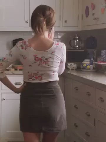 Anna Kendrick in a skirt