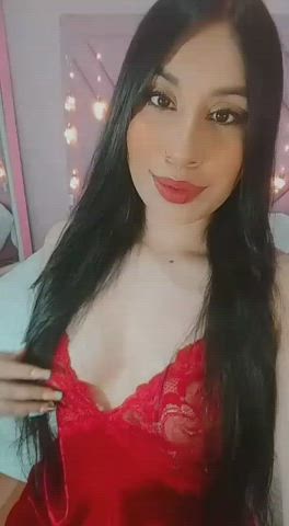 Dress Kissing Latina Long Hair Model Pussy Sensual Tongue Fetish Webcam clip