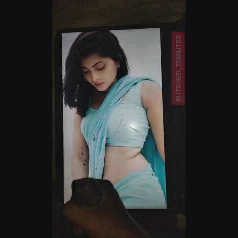 cum cumshot moaning model saree tribute clip