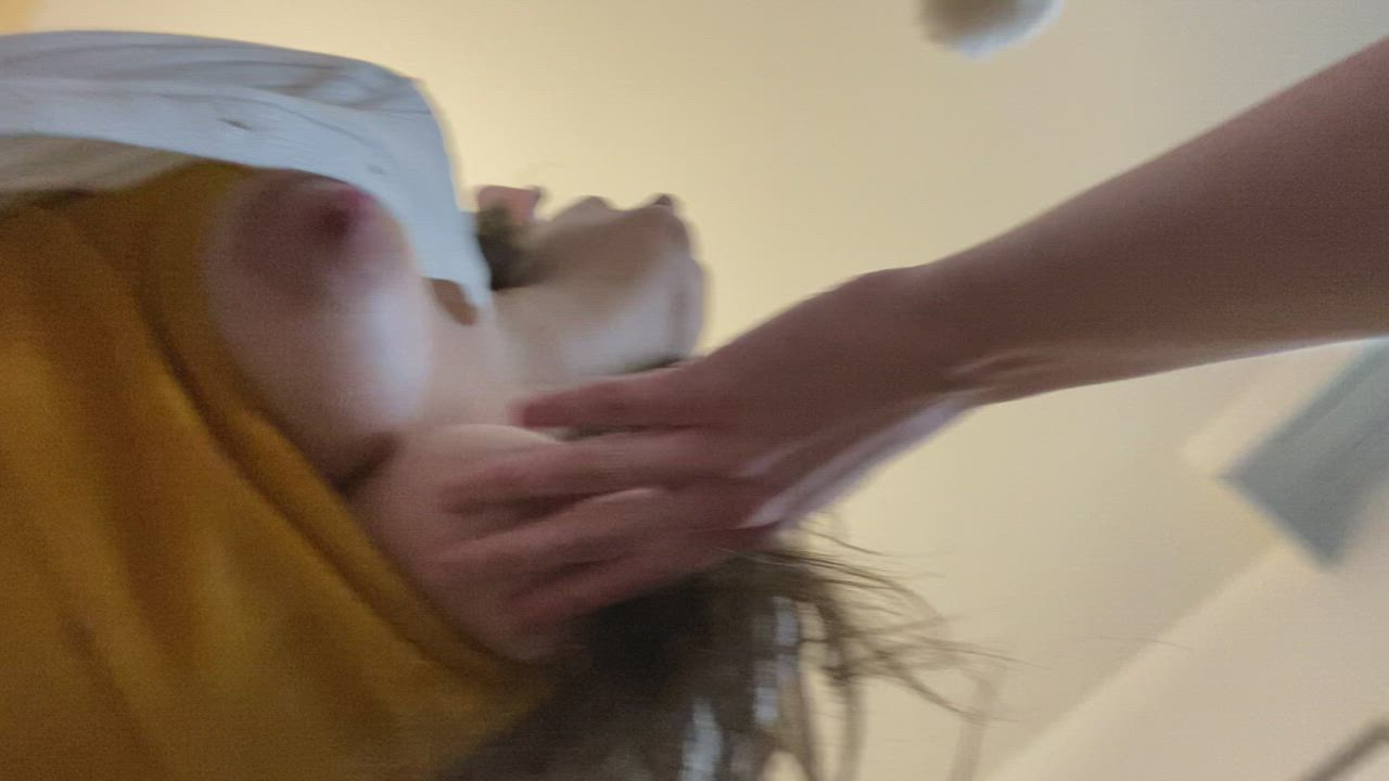 My girlfriend's tits are amazing