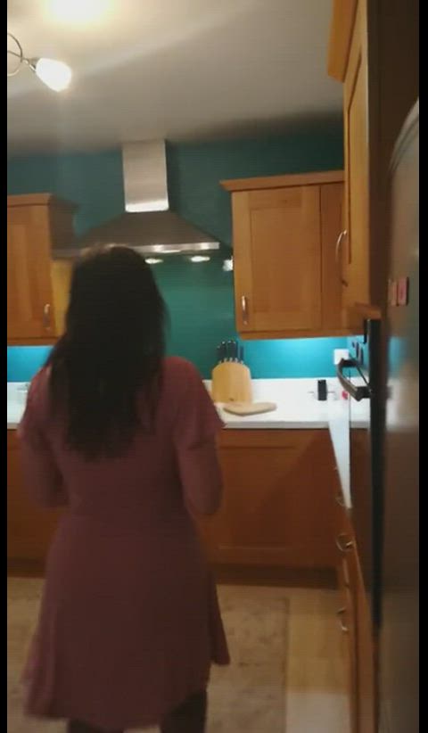 big ass doggystyle homemade hotwife housewife standing doggy wife wifey clip